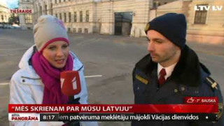 «'Mēs skrienam par mūsu Latviju»