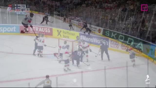 Pasaules hokeja čempionāta spēles Somija-Lielbritānija epizodes