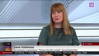Intervija ar nevalstiskās organizācijas "Eiropas Kustība Latvijā" ģenerālsekretāri Lieni Valdmani
