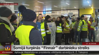 Somijā turpinās "Finnair" darbinieku streiks