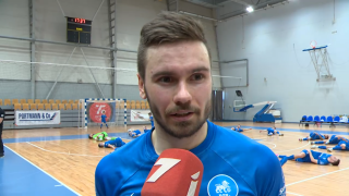 Latvijas telpu futbola vīrslīgā pirmais pusfināls. «RFS Futsal» - TFK «Salaspils». Germans Matjušenko