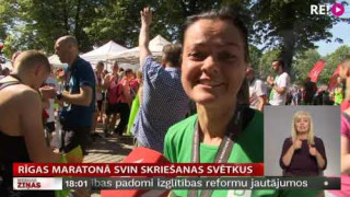 Rīgas maratonā svin skriešanas svētkus