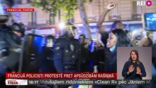 Francijā policisti protestē pret apsūdzībām rasismā