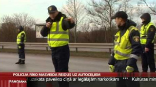 Policija rīko masveida reidus uz autoceļiem