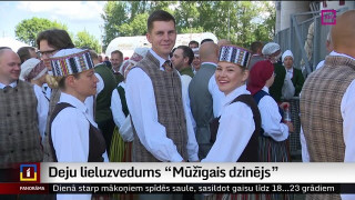 Deju lieluzvedums "Mūžīgais dzinējs" apvieno 17 tūkstošus dejotāju