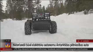 Nīderlandē būvē elektrisku autonomu Antarktīdas pētniecības auto