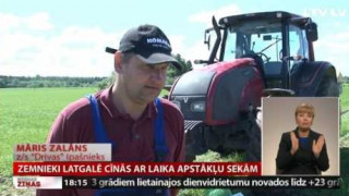 Zemnieki Latgalē cīnās ar laika apstākļu sekām