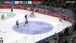Pārbaudes spēle hokejā. Latvija – Kanāda. Pārraide