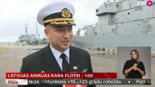 Latvijas armijas Kara flotei - 100