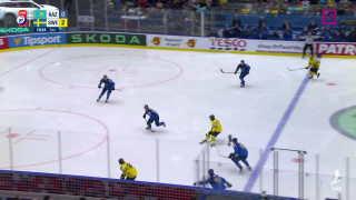 Pasaules hokeja čempionāta spēle Kazahstāna - Zviedrija 0:3