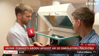 Jaunie zobārsti arodu apgūst ar 3D simulatoru palīdzību