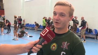 Virslīgas handbola čempionāts "ASK Zemessardze/LSPA" - HK "Vaiņode". Kristiāns Kelerts