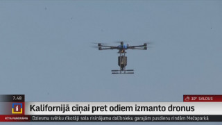 Kalifornijā cīņai pret odiem izmanto dronus