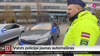 Valsts policijai jaunas automašīnas