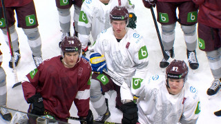 Latvijas hokeja izlase gatavojas Pasaules čempionātam hokejā