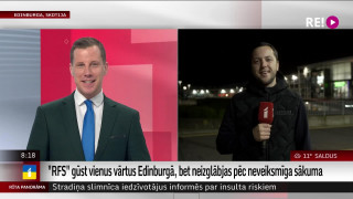 Intervija ar LTV sporta žurnālistu Matīsu Timofejevu no Edinburgas sarunā par "RFS" spēli