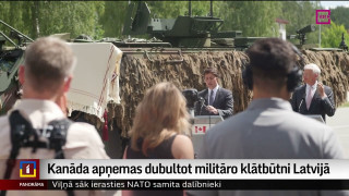 Kanāda apņemas dubultot militāro klātbūtni Latvijā