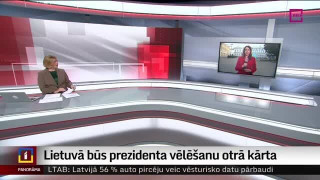 Lietuvā būs prezidenta vēlēšanu otrā kārta