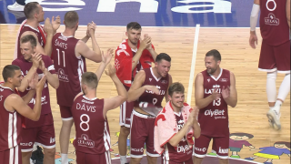 Pārbaudes spēle basketbolā vīriešiem. Latvija – Igaunija