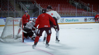 Latvijas hokeja valstsvienība gatavojas pārbaudes spēlēm pret Norvēģiju