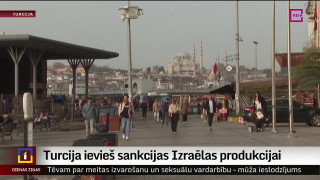 Turcija ievieš sankcijas Izraēlas produkcijai