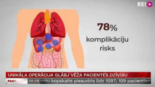 Unikāla operācija glābj vēža pacientes dzīvību