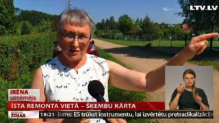 Īsta remonta vietā – šķembu kārta