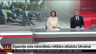 Igaunija sola rekordlielu militāro atbalstu Ukrainai