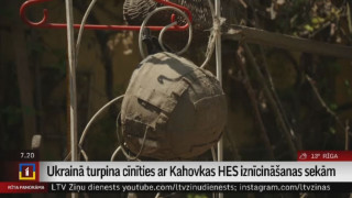 Ukrainā turpina cīnīties ar Kahovkas HES iznīcināšanas sekām