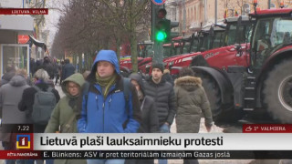 Lietuvā plaši lauksaimnieku protesti