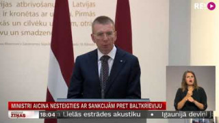 Ministri aicina nesteigties ar sankcijām pret Baltkrieviju