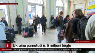 Ukrainu pametuši 6,5 miljoni bēgļu