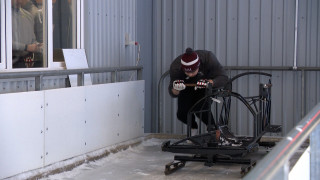 Latvijas bobsleja izlase Siguldā aizvada treniņus