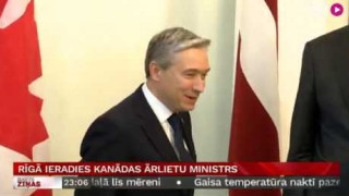 Rīgā ieradies Kanādas ārlietu ministrs