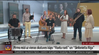 Pirmo reizi uz vienas skatuves kāps "Raxtu Raxti" un "Sinfonietta Rīga"