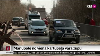 Mariupolē no viena kartupeļa vāra zupu