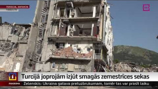 Turcijā joprojām izjūt smagās zemestrīces sekas