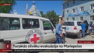 Turpinās cilvēku evakuācija no Mariopoles