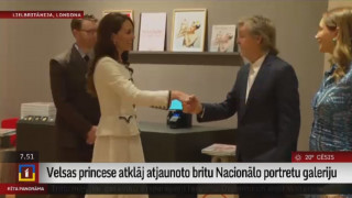 Velsas princese atklāj atjaunoto britu Nacionālo portretu galeriju