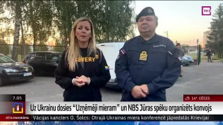 Uz Ukrainu dosies "Uzņemēji mieram" un NBS Jūras spēku organizēts konvojs