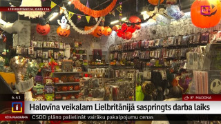 Halovīna veikalam Lielbritānijā saspringts darba laiks