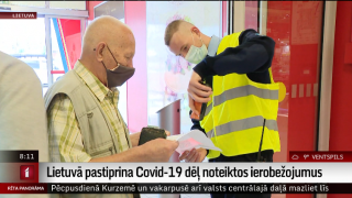 Lietuvā pastiprina Covid-19 dēļ  noteiktos ierobežojumus