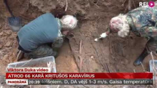 Atrod 66 karā kritušos karavīrus