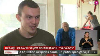 Ukraiņu karavīri saņem rehabilitāciju "Vaivaros"