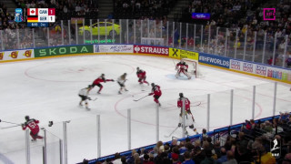 Pasaules hokeja čempionāta fināls Kanāda - Vācija 1:2