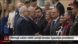 Pirmajā valsts vizītē Latvijā ierodas Igaunijas prezidents