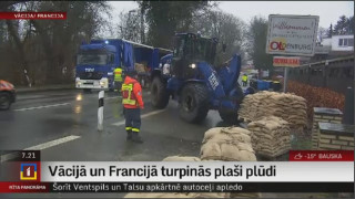 Vācijā un Francijā turpinās plaši plūdi