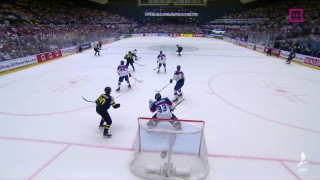 Pasaules hokeja čempionāta spēle Zviedrija - Slovākija 3:0