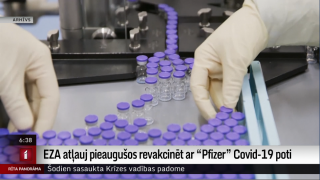 EZA atļauj pieaugušos revakcinēt ar "Pfizer" Covid-19 poti
