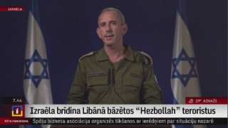 Izraēla brīdina Libānā bāzētos "Hezbollah" teroristus